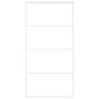 Sliding door with white ESG glass and aluminum frame 102.5x205 cm by , Doors for the home - Ref: Foro24-151665, Price: 187,03...