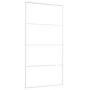 ESG Schiebetür Glas und weißes Aluminium 102,5x205 cm von , Türen für zu Hause - Ref: Foro24-151665, Preis: 187,42 €, Rabatt: %