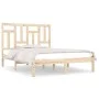 Estructura de cama de madera maciza de pino 160x200 cm de , Camas y somieres - Ref: Foro24-3104553, Precio: 124,84 €, Descuen...