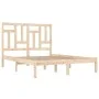 Estructura de cama de madera maciza de pino 160x200 cm de , Camas y somieres - Ref: Foro24-3104553, Precio: 124,84 €, Descuen...