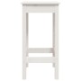High stools 2 pcs solid white pine wood 40x40x78 cm by , dining chairs - Ref: Foro24-822138, Price: 120,66 €, Discount: %