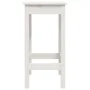 Hohe Hocker, 2 Stück, massives weißes Kiefernholz, 40 x 40 x 78 cm von , Essstühle - Ref: Foro24-822138, Preis: 125,72 €, Rab...