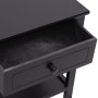 Mesita de noche de madera negro de vidaXL, Mesitas de noche - Ref: Foro24-242872, Precio: 48,97 €, Descuento: %