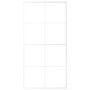 Puerta corredera ESG vidrio y aluminio blanca 102,5x205 cm de , Puertas para el hogar - Ref: Foro24-151677, Precio: 183,65 €,...