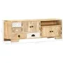 TV-Schrank aus massivem Mangoholz, 120 x 30 x 40 cm von , TV-Möbel - Ref: Foro24-247744, Preis: 331,52 €, Rabatt: %