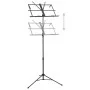 Black steel sheet music stand by , Music stands - Ref: Foro24-70074, Price: 19,60 €, Discount: %