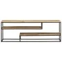 Solid rough mango wood TV cabinet 130x30x45 cm by , TV Furniture - Ref: Foro24-321623, Price: 148,43 €, Discount: %