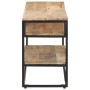 Massiver TV-Schrank aus rauem Mangoholz, 130 x 30 x 45 cm von , TV-Möbel - Ref: Foro24-321623, Preis: 150,94 €, Rabatt: %