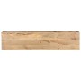 Massiver TV-Schrank aus rauem Mangoholz, 130 x 30 x 45 cm von , TV-Möbel - Ref: Foro24-321623, Preis: 150,94 €, Rabatt: %