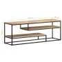Solid rough mango wood TV cabinet 130x30x45 cm by , TV Furniture - Ref: Foro24-321623, Price: 148,43 €, Discount: %