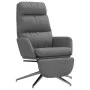 Relaxation armchair with footrest in light gray fabric by , Armchairs - Ref: Foro24-3097524, Price: 133,98 €, Discount: %
