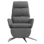 Relaxation armchair with footrest in light gray fabric by , Armchairs - Ref: Foro24-3097524, Price: 133,98 €, Discount: %