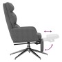 Relaxation armchair with footrest in light gray fabric by , Armchairs - Ref: Foro24-3097524, Price: 136,10 €, Discount: %