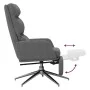 Relaxation armchair with footrest in light gray fabric by , Armchairs - Ref: Foro24-3097524, Price: 133,98 €, Discount: %