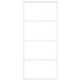 Puerta corredera ESG vidrio y aluminio blanca 90x205 cm de , Puertas para el hogar - Ref: Foro24-151661, Precio: 171,20 €, De...