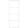 ESG glass and white aluminum sliding door 76x205 cm by , Doors for the home - Ref: Foro24-151657, Price: 189,45 €, Discount: %