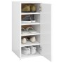 White chipboard shoe rack 32x35x70 cm by , Shoe racks and shoe organizers - Ref: Foro24-808954, Price: 56,83 €, Discount: %