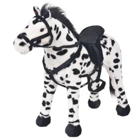 XXL black and white standing plush horse by vidaXL, Stuffed animals - Ref: Foro24-91326, Price: 97,51 €, Discount: %
