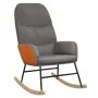 Hellgrauer Stoffschaukelstuhl von , Schaukelstühle - Ref: Foro24-341042, Preis: 119,57 €, Rabatt: %