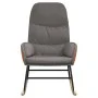 Hellgrauer Stoffschaukelstuhl von , Schaukelstühle - Ref: Foro24-341042, Preis: 119,57 €, Rabatt: %