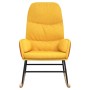 Senfgelber Stoffschaukelstuhl von , Schaukelstühle - Ref: Foro24-341049, Preis: 124,64 €, Rabatt: %