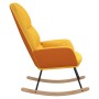 Senfgelber Stoffschaukelstuhl von , Schaukelstühle - Ref: Foro24-341049, Preis: 124,64 €, Rabatt: %