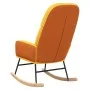 Senfgelber Stoffschaukelstuhl von , Schaukelstühle - Ref: Foro24-341049, Preis: 116,23 €, Rabatt: %