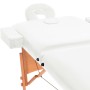 Klappbare Massageliege 2 Zonen 10 cm dick weiß von vidaXL, Massageliegen - Ref: Foro24-110150, Preis: 200,69 €, Rabatt: %