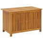 Caja de almacenaje de jardín madera maciza acacia 90x50x58 cm