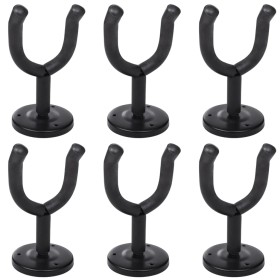 Wall Mount Guitar Hanger Set of 6 Pieces by , guitar accessories - Ref: Foro24-70035, Price: 17,68 €, Discount: %