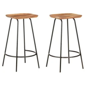 Kitchen stools, 2 units, solid acacia wood by , Kitchen stools - Ref: Foro24-320651, Price: 170,48 €, Discount: %