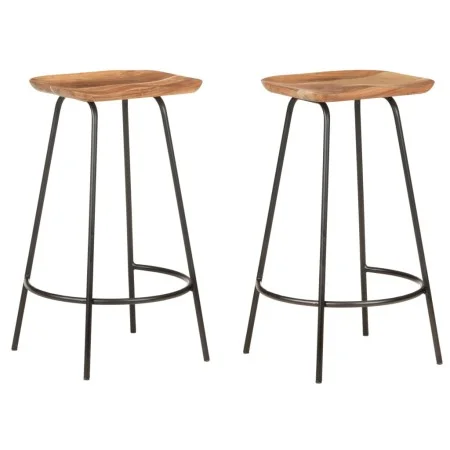 Küchenhocker 2 Einheiten massives Akazienholz von , Küchenhocker - Ref: Foro24-320651, Preis: 170,48 €, Rabatt: %