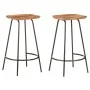 Küchenhocker 2 Einheiten massives Akazienholz von , Küchenhocker - Ref: Foro24-320651, Preis: 170,48 €, Rabatt: %