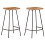 Küchenhocker 2 Einheiten massives Akazienholz von , Küchenhocker - Ref: Foro24-320651, Preis: 173,44 €, Rabatt: %