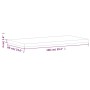 Tablero rectangular de madera maciza de haya 100x60x4 cm de , Tableros para mesas - Ref: Foro24-3188888, Precio: 135,88 €, De...
