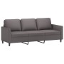 Gray synthetic leather 2-piece sofa set with cushions by , Sofas - Ref: Foro24-3201762, Price: 458,21 €, Discount: %