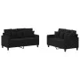2-piece sofa set with black fabric cushions by , Sofas - Ref: Foro24-3201652, Price: 370,10 €, Discount: %