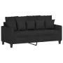 2-piece sofa set with black fabric cushions by , Sofas - Ref: Foro24-3201652, Price: 370,10 €, Discount: %
