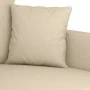 Sofa set with cushions 2 pieces cream fabric by , Sofas - Ref: Foro24-3201650, Price: 447,76 €, Discount: %