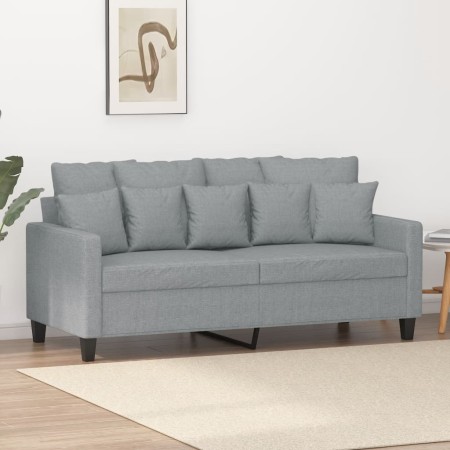 Light gray fabric 2-seater sofa, 140 cm by , Sofas - Ref: Foro24-359267, Price: 211,34 €, Discount: %