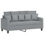 Light gray fabric 2-seater sofa, 140 cm by , Sofas - Ref: Foro24-359267, Price: 211,34 €, Discount: %
