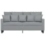 Sofá de 2 plazas de tela gris claro 140 cm de , Sofás - Ref: Foro24-359267, Precio: 208,13 €, Descuento: %
