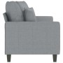 Light gray fabric 2-seater sofa, 140 cm by , Sofas - Ref: Foro24-359267, Price: 211,34 €, Discount: %