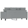 Light gray fabric 2-seater sofa, 140 cm by , Sofas - Ref: Foro24-359267, Price: 208,13 €, Discount: %