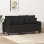 Black fabric 2-seater sofa, 140 cm by , Sofas - Ref: Foro24-359271, Price: 206,28 €, Discount: %