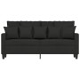 Black fabric 2-seater sofa, 140 cm by , Sofas - Ref: Foro24-359271, Price: 206,28 €, Discount: %