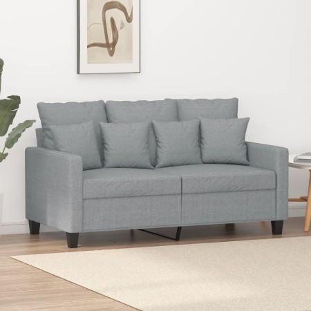 Light gray fabric 2-seater sofa, 120 cm by , Sofas - Ref: Foro24-359259, Price: 242,51 €, Discount: %