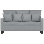 Light gray fabric 2-seater sofa, 120 cm by , Sofas - Ref: Foro24-359259, Price: 242,51 €, Discount: %