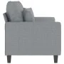 2-Sitzer-Sofa aus hellgrauem Stoff 120 cm von , Sofas - Ref: Foro24-359259, Preis: 233,77 €, Rabatt: %
