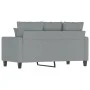 2-Sitzer-Sofa aus hellgrauem Stoff 120 cm von , Sofas - Ref: Foro24-359259, Preis: 233,77 €, Rabatt: %